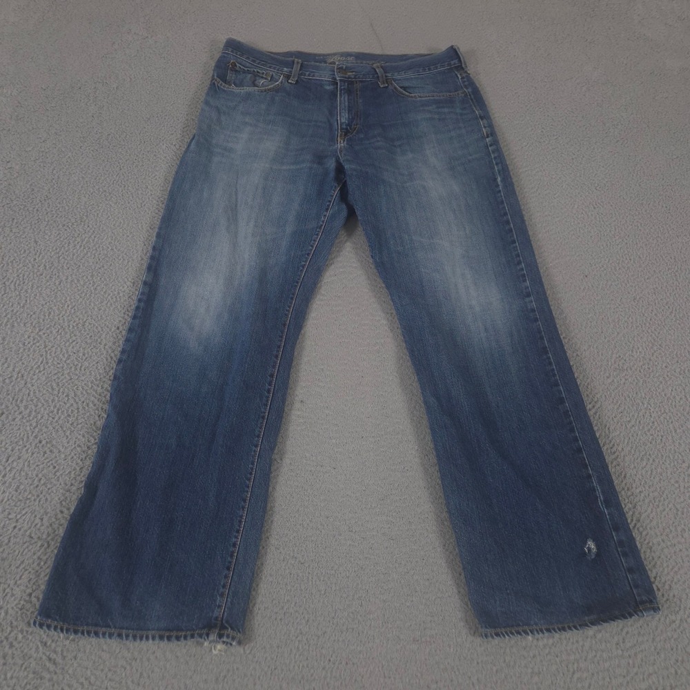 VTG Old Navy Jeans Mens 36x32 Blue Loose Straight Leg Denim Classic Workwear Y2K